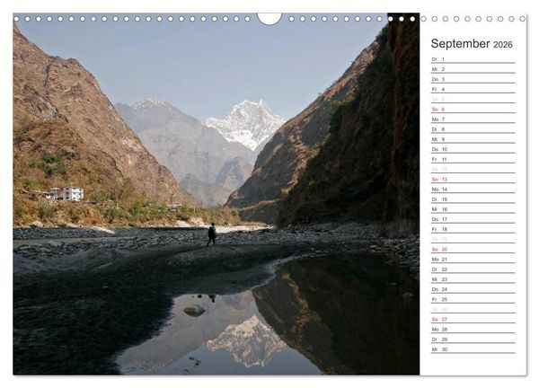Produktbild: Nepal (Wandkalender 2026 DIN A3 quer), CALVENDO Monatskalender