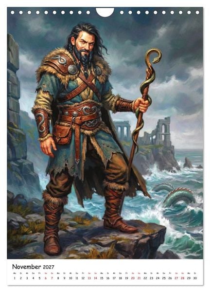 Produktbild: G&ouml;tter der Wikinger &ndash; Ikonen der Nordischen Mythologie (Wandkalender 2027 DIN A4 hoch), CALVENDO Monatskalender