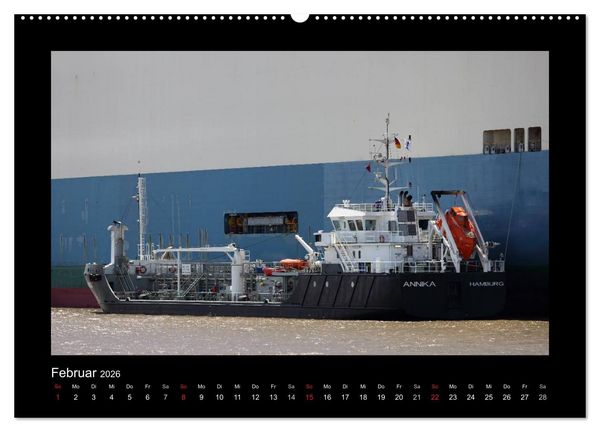 Produktbild: Auf Gro&szlig;e Fahrt - Schiffe im Hafen und auf See (Wandkalender 2026 DIN A2 quer), CALVENDO Monatskalender