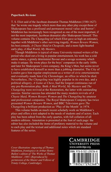 Produktbild: The Selected Plays of Thomas Middleton