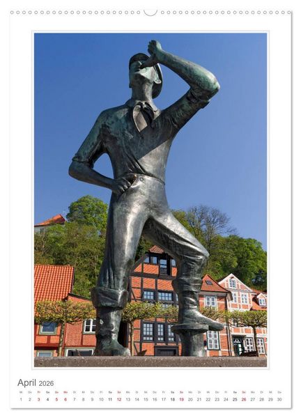 Produktbild: Lauenburg 2026 (Wandkalender 2026 DIN A2 hoch), CALVENDO Monatskalender