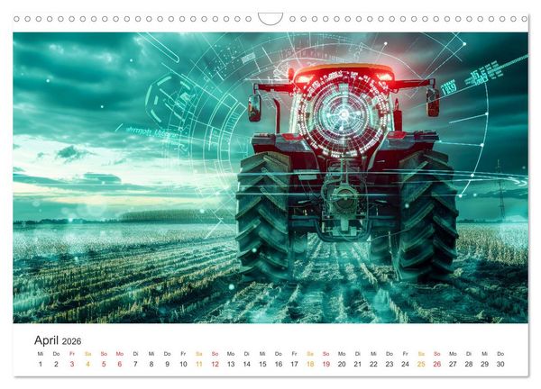 Produktbild: Landwirtschaft 5.0 - digitale Welt (Wandkalender 2026 DIN A3 quer), CALVENDO Monatskalender