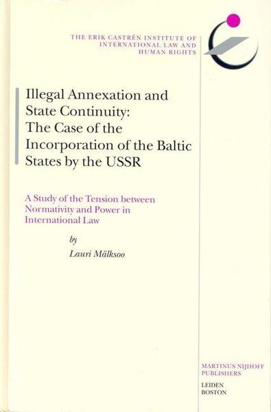 Produktbild: Illegal Annexation and State Continuity