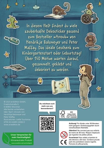 Produktbild: Anouk &ndash; Stickerheft