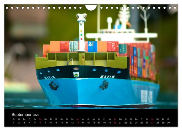 Produktbild: Modellboote in ihrem Element (Wandkalender 2026 DIN A4 quer), CALVENDO Monatskalender