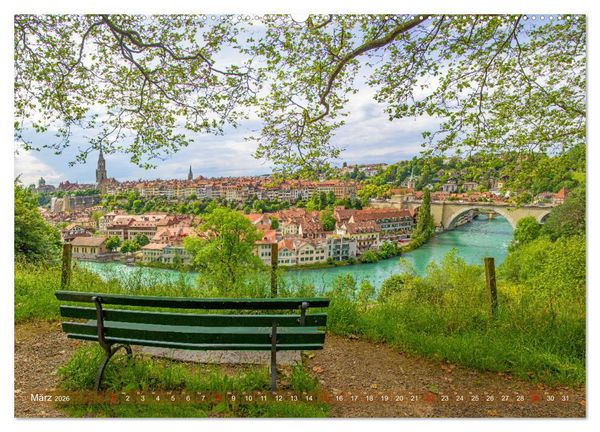 Produktbild: Gr&uuml;ezi aus der Schweiz (Wandkalender 2026 DIN A2 quer), CALVENDO Monatskalender