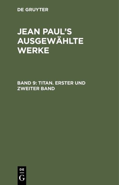 Produktbild: Titan. Erster und zweiter Band