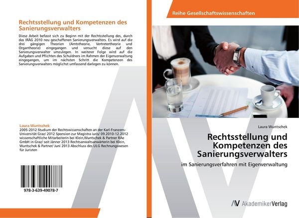 Produktbild: Rechtsstellung und Kompetenzen des Sanierungsverwalters