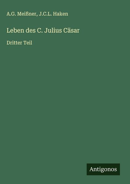 Produktbild: Leben des C. Julius C&auml;sar
