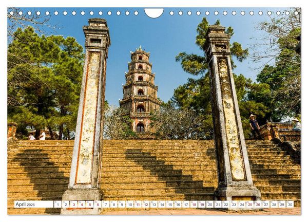 Produktbild: Hue alte Kaiserstadt Vietnams (Wandkalender 2026 DIN A4 quer), CALVENDO Monatskalender