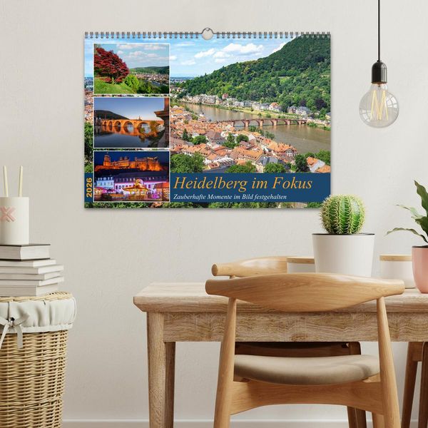 Produktbild: Heidelberg im Fokus (Wandkalender 2026 DIN A3 quer), CALVENDO Monatskalender