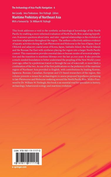 Produktbild: Maritime Prehistory of Northeast Asia