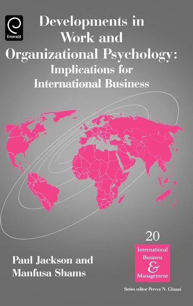 Produktbild: Developments in Work and Organizational Psychology