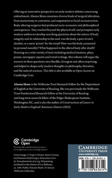 Produktbild: Surgery and Selfhood in Early Modern England
