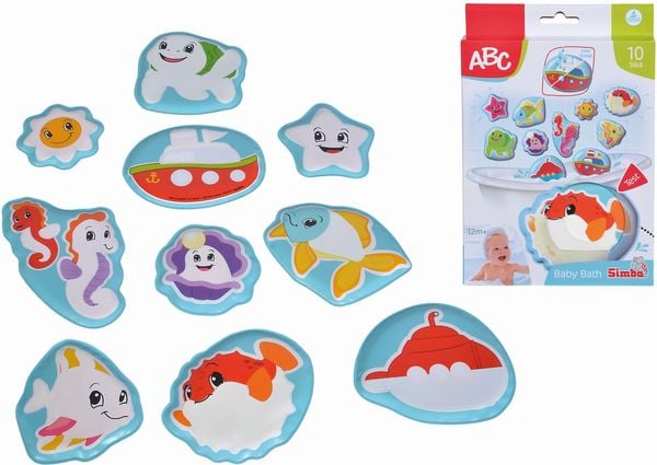 Produktbild: Simba 104010196 - ABC Magische Badepuzzle, Badespielzeug,