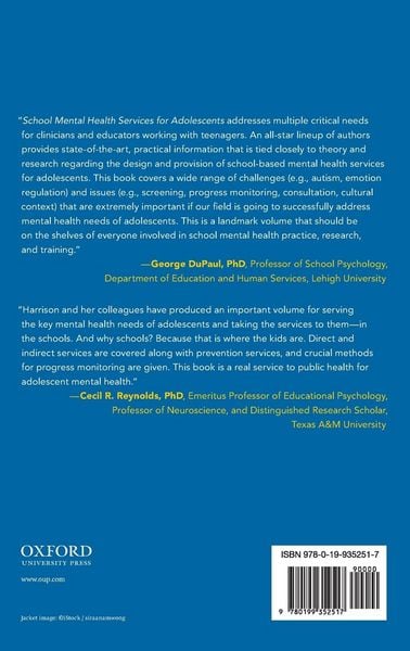 Produktbild: School Mental Health Services for Adolescents