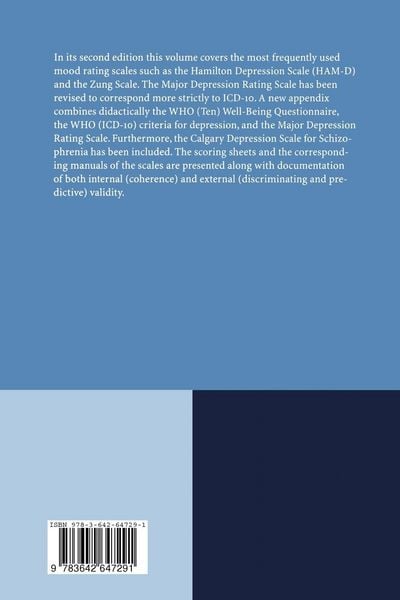 Produktbild: The Bech, Hamilton and Zung Scales for Mood Disorders: Screening and Listening