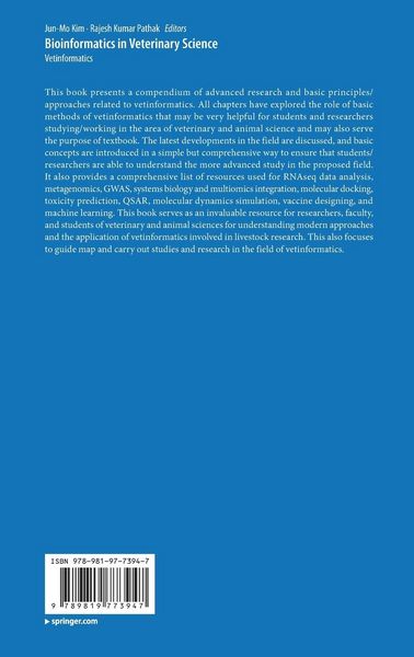 Produktbild: Bioinformatics in Veterinary Science