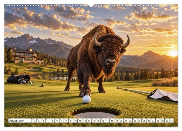 Produktbild: NICHT MEIN PROBLEM - Tiere mit Charakter (hochwertiger Premium Wandkalender 2027 DIN A2 quer), Kunstdruck in Hochglanz