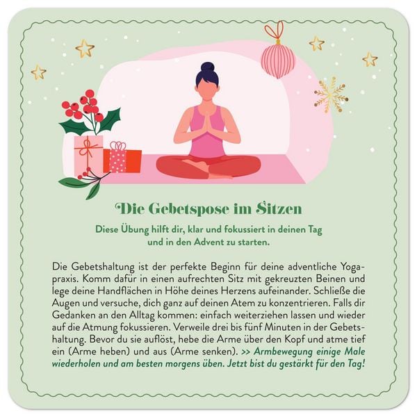 Produktbild: 24 x Yoga - Entspannt durch den Advent