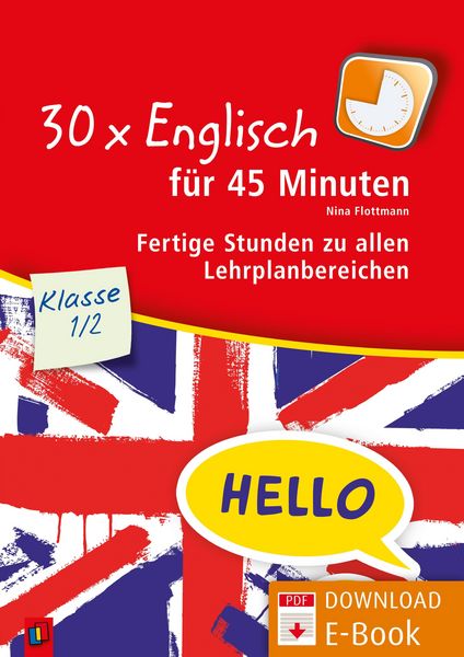 Produktbild: 30 x Englisch f&uuml;r 45 Minuten - Klasse 1/2