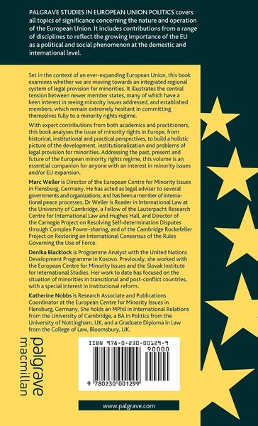 Produktbild: The Protection of Minorities in the Wider Europe