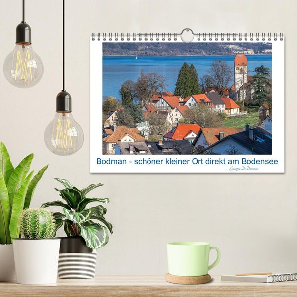 Produktbild: Bodman - sch&ouml;ner kleiner Ort direkt am Bodensee (Wandkalender 2026 DIN A4 quer), CALVENDO Monatskalender