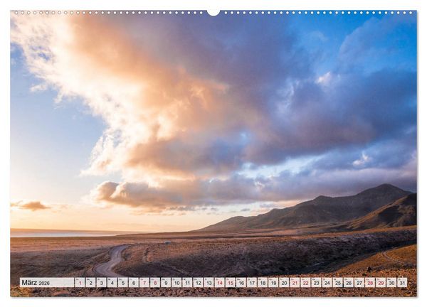 Produktbild: Fuerteventura Sand und bunte Farben (Wandkalender 2026 DIN A2 quer), CALVENDO Monatskalender