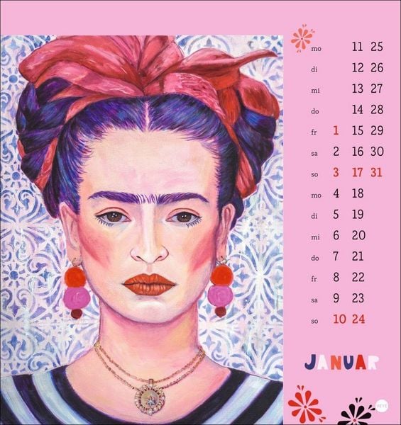 Produktbild: Frida Postkartenkalender 2027