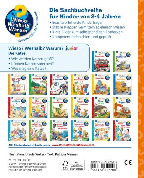 Produktbild: Wieso? Weshalb? Warum? junior, Band 21 - Die Katze