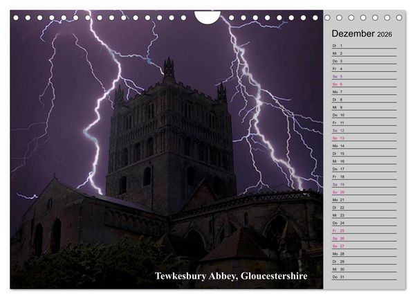 Produktbild: Englands bezaubernde Burgen, Schl&ouml;sser und mehr (Wandkalender 2026 DIN A4 quer), CALVENDO Monatskalender