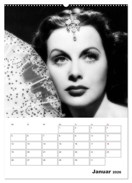 Produktbild: Filmstars. Unvergessene Diven (Wandkalender 2026 DIN A2 hoch), CALVENDO Monatskalender