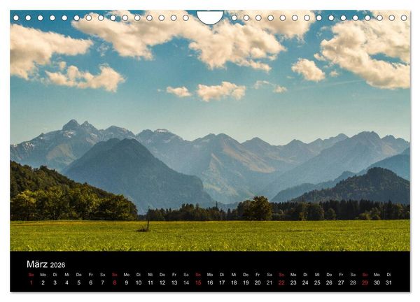 Produktbild: Im Allg&auml;u bei Oberstdorf (Wandkalender 2026 DIN A4 quer), CALVENDO Monatskalender