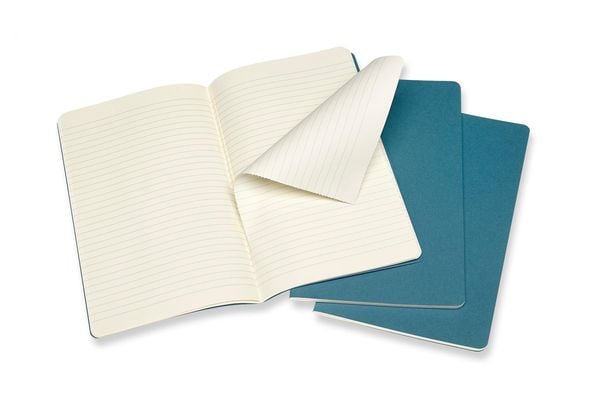 Produktbild: Moleskine Cahier Large/A5, 3er Set, Liniert, Lebhaftes Blau