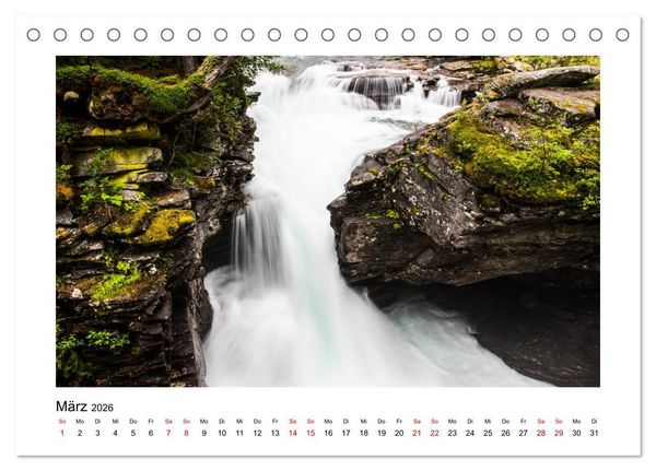 Produktbild: Norwegen - Faszinierende Welt der Fjorde (Tischkalender 2026 DIN A5 quer), CALVENDO Monatskalender