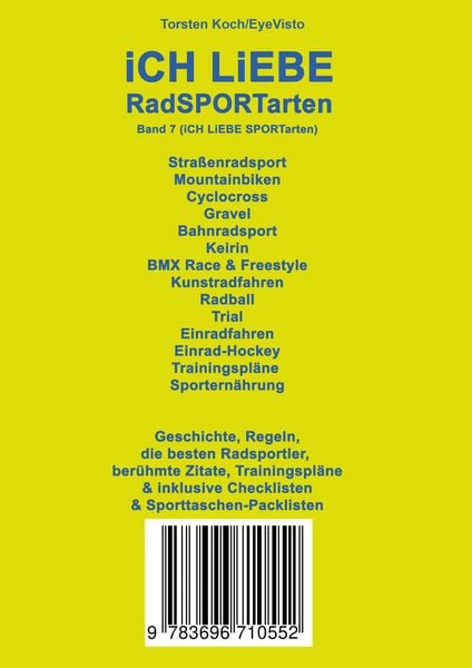 Produktbild: Ich liebe RadSPORTarten