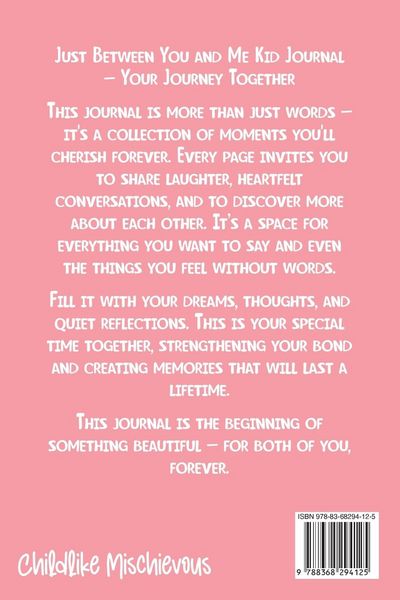 Produktbild: Just Between You and Me Kid Journal