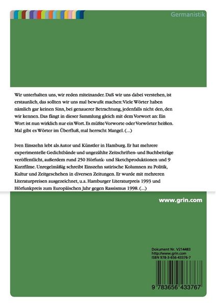 Produktbild: Anleitung zum Biegen und Brechen der Sprache