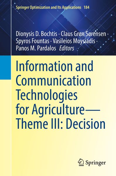 Produktbild: Information and Communication Technologies for Agriculture&mdash;Theme III: Decision