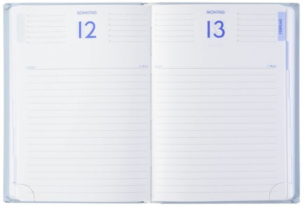 Produktbild: Sch&uuml;lerkalender FORUM Pastell blau 2026 / 2027