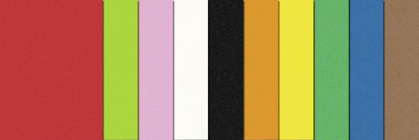 Produktbild: URSUS Moosgummi "Intensiv", 20 x 30 cm, sortiert