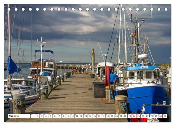 Produktbild: Ostseeinsel Poel - K&uuml;stenimpressionen (Tischkalender 2026 DIN A5 quer), CALVENDO Monatskalender