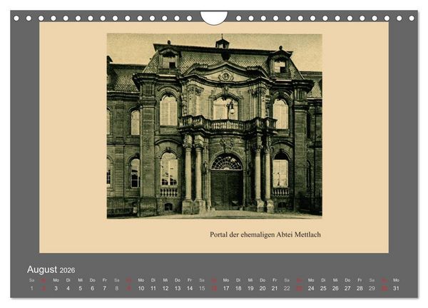 Produktbild: Saarland - vunn domols (frieher), Landkreis Merzig-Wadern (Wandkalender 2026 DIN A4 quer), CALVENDO Monatskalender