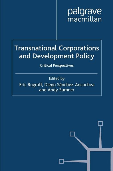 Produktbild: Transnational Corporations and Development Policy