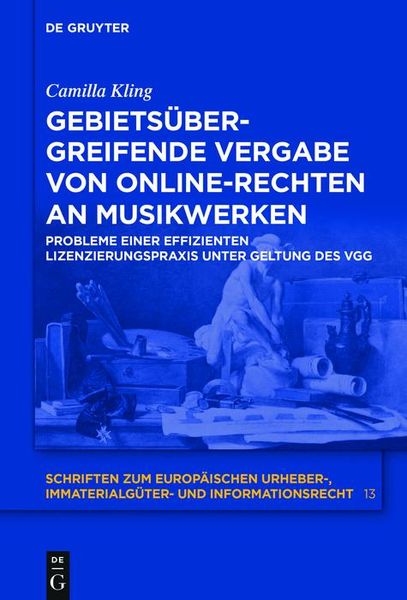 Produktbild: Gebiets&uuml;bergreifende Vergabe von Online-Rechten an Musikwerken