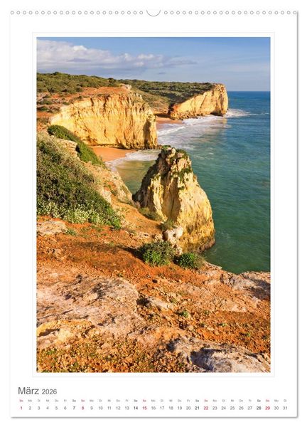 Produktbild: Portugal. Algarve (hochwertiger Premium Wandkalender 2026 DIN A2 hoch), Kunstdruck in Hochglanz