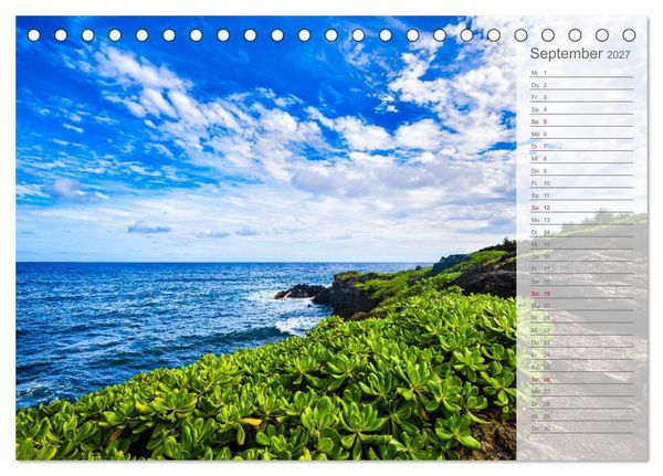 Produktbild: Malerisches Hawaii (Tischkalender 2027 DIN A5 quer), CALVENDO Monatskalender