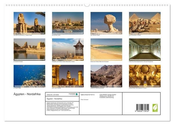 Produktbild: &Auml;gypten - Nordafrika (hochwertiger Premium Wandkalender 2027 DIN A2 quer), Kunstdruck in Hochglanz