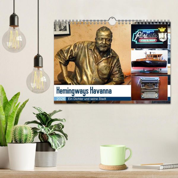 Produktbild: Hemingways Havanna - Ein Dichter und seine Stadt (Wandkalender 2026 DIN A4 quer), CALVENDO Monatskalender