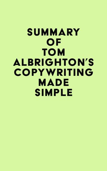 Produktbild: Summary of Tom Albrighton's Copywriting Made Simple